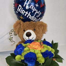 teddy bear arrangement