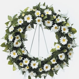 Field of Daisy Wreath
