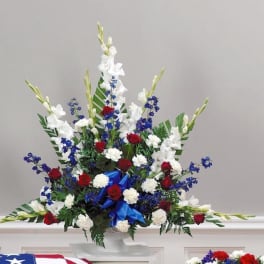 Patriotic Pedestal Tribute