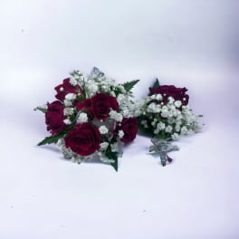 Corsage & Boutonniere Set
