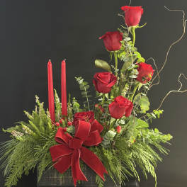 Romantic Fireside Roses