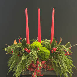 Winter Berry Candle Trio