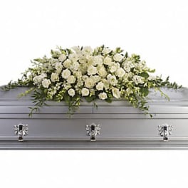 Purity and Peace Casket Spray