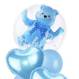 WELCOME BABY BOY BALLOONS