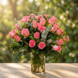 Three Dozen Pink Roses (BB)