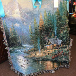 Thomas kinkade memorial throws outlet