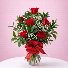 HALF DZ RED ROSES