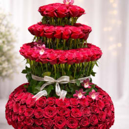 Eternal Love Rose Tower