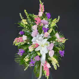 Pastel Farewell Standing Spray