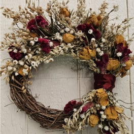Country Rose Wreath
