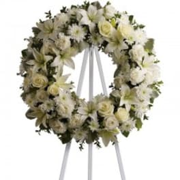 Classic White Wreath
