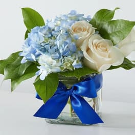 Sky Blue Delight Bouquet