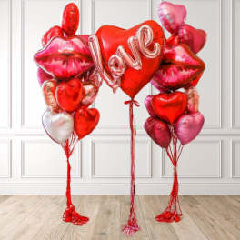«Filled with love» balloon set