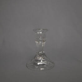 3.5" Ornate Glass Candlestick