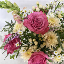 Mother's Day Arrangement ( Design of the day) Wooden Box
