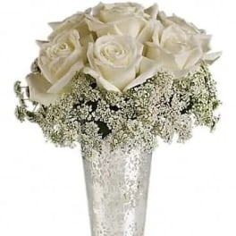 White Lace Centerpiece