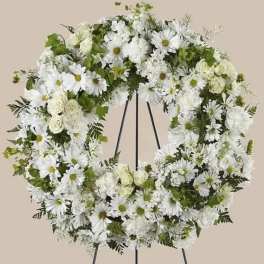 Sunshine White Wreath