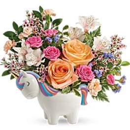 Teleflora's Magical Garden Unicorn Bouquet