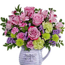 Teleflora's Whimsical Dragonfly Bouquet