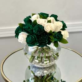 Green Velvet Rose Garden By VLM Flowers