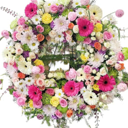 Floral Fantasy Wreath