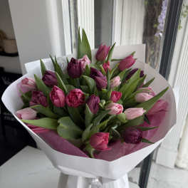 2 dozen tulips bouquet