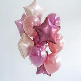 Pink mood Balloon set