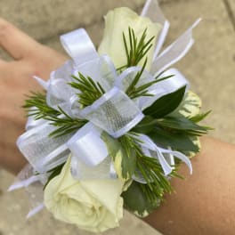 Pure White Corsage