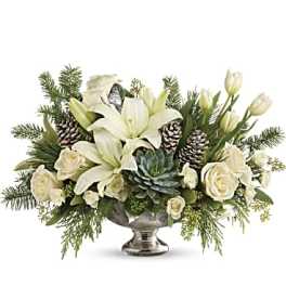 Teleflora's Winter Wilds Centerpiece