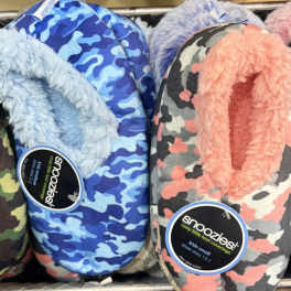 Snoozies Slippers for Kids Camo