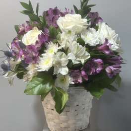Basket of Blooms by Petals 2 Go