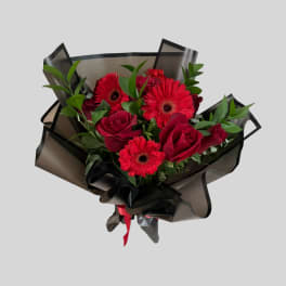 Red roses bouquet