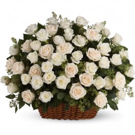 Bountiful Rose Basket by Teleflora