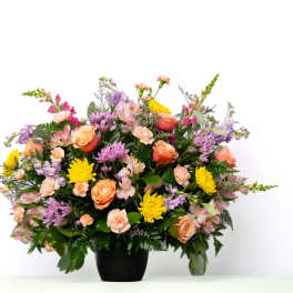 Our Hope Collection: Tribute Urn in Pastel Blooms