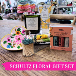 Bright & Cheerful Self-Care Gift Set | Premium Gift Set for Her by Schultz Floral