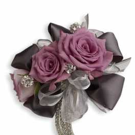 Roses And Ribbons Corsage