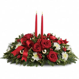 Holiday Shimmer Centerpiece