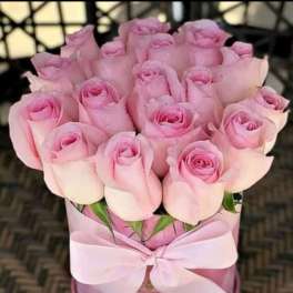Caja Rosas Pink Elegance
