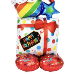 STAND UP HAPPY BIRTHDAY BALLOON