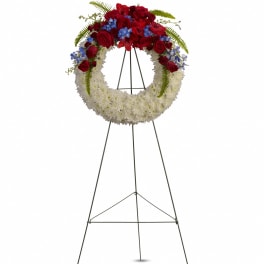 Reflections of Glory Wreath by Teleflora