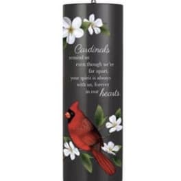 Cardinals Theme 36” Cylinder Sonnet Wind Chime