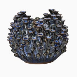 Blue Barnacle Thai Ceramic Vase