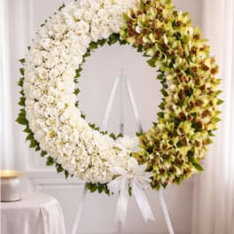 ETERNAL REMEMBRANCE SYMPATHY WREATH (Silk)