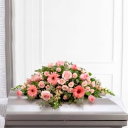 Half Casket Cover Pink