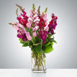 Amethyst Magic – A Stunning Purple Floral Arrangement by Same Day Delivery San Jose Florist