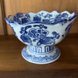 Chinoiserie Pedestal Bowl