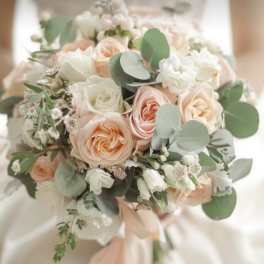 Peach Garden Romance Bouquet