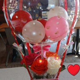 Valentine's Day balloons