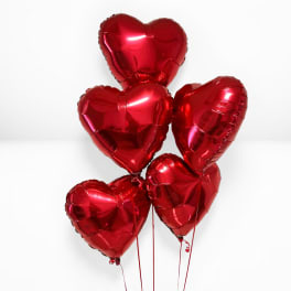 Small heart. Balloons