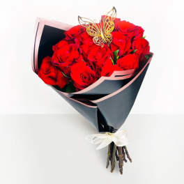 20 Red Roses bouquet